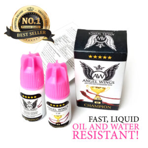 Angel Wings thin fast eyelash extensions glue for volume and classic