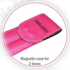eyelash tweezers magnetic case pouch for 2 items