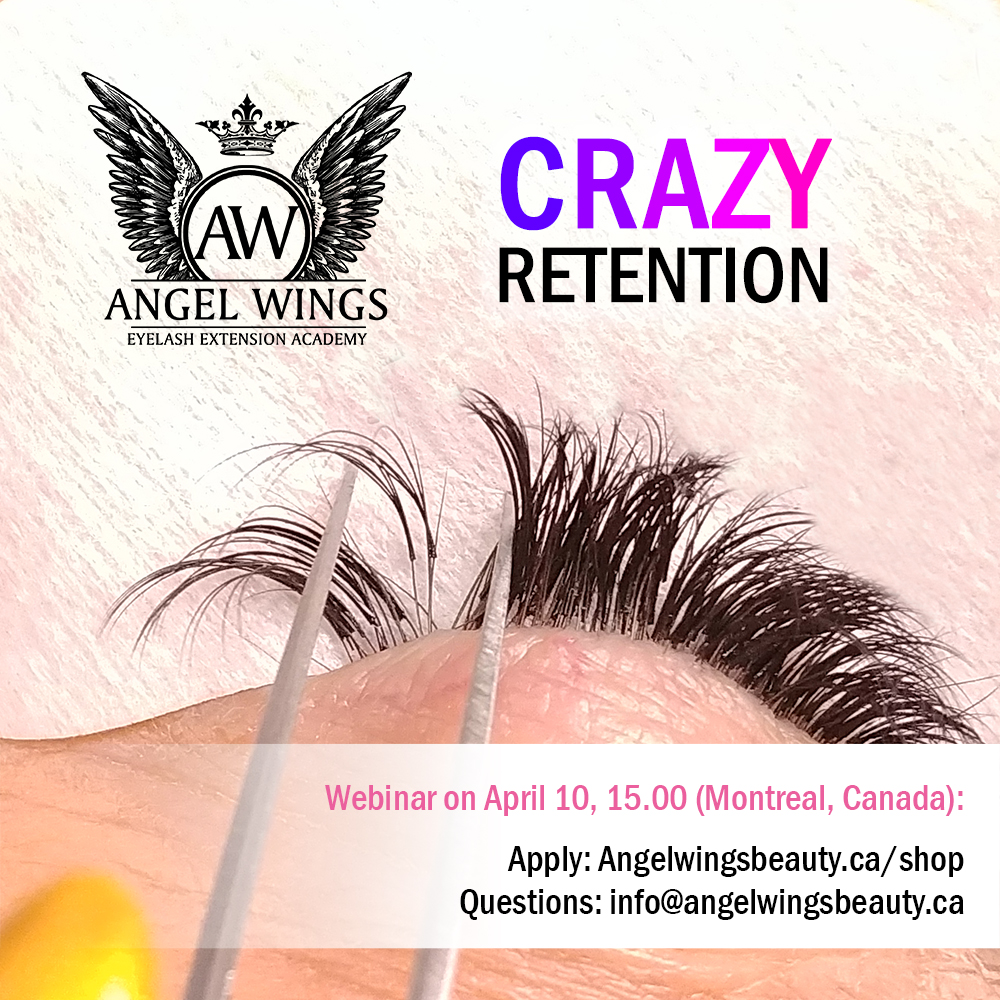 Crazy Retention eyelash extension webinr