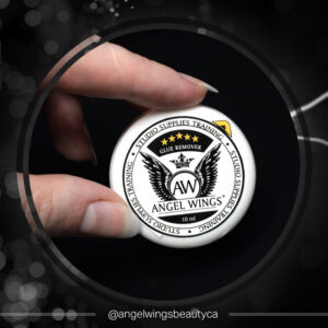 Cream remover for eyelash extension glue