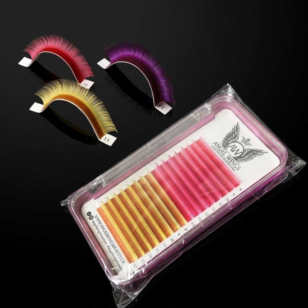 Buy 0.07 & 0.10 color eyelash extensions (8+8 lines)