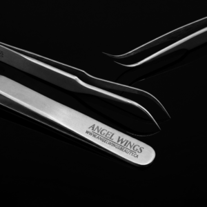 Volume tweezers ANGEL WINGS MAXIMA for ALL TECHNIQUES