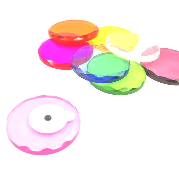 Jade stone, color glass (random color) - Image 2