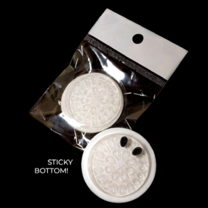 eyelash-glue drop palettes with bottom sticker (10 pcs)